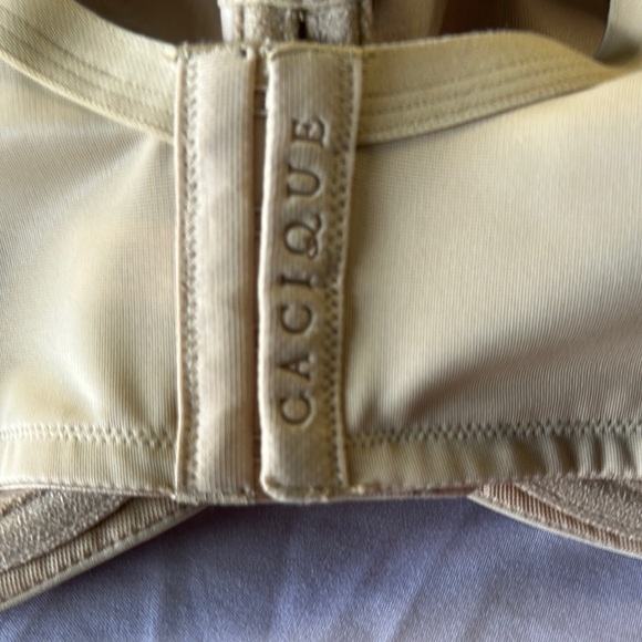 Cacique Tan Seamless Bra with Adjustable Straps - Picture 3 of 8
